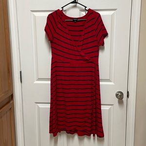 Torrid midi wrap dress